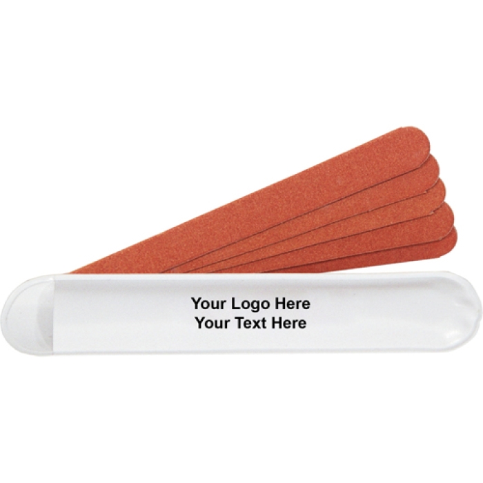 Promotional 5 Emery Boards with Case